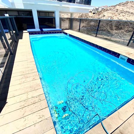 Stunning Penthouse With Sea Views And Private Heated Pool Daire Eilat Dış mekan fotoğraf