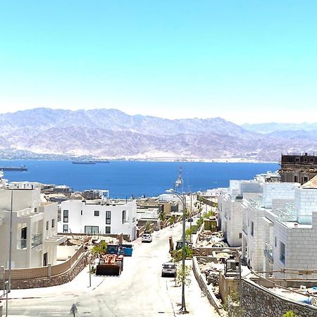 Stunning Penthouse With Sea Views And Private Heated Pool Daire Eilat Dış mekan fotoğraf
