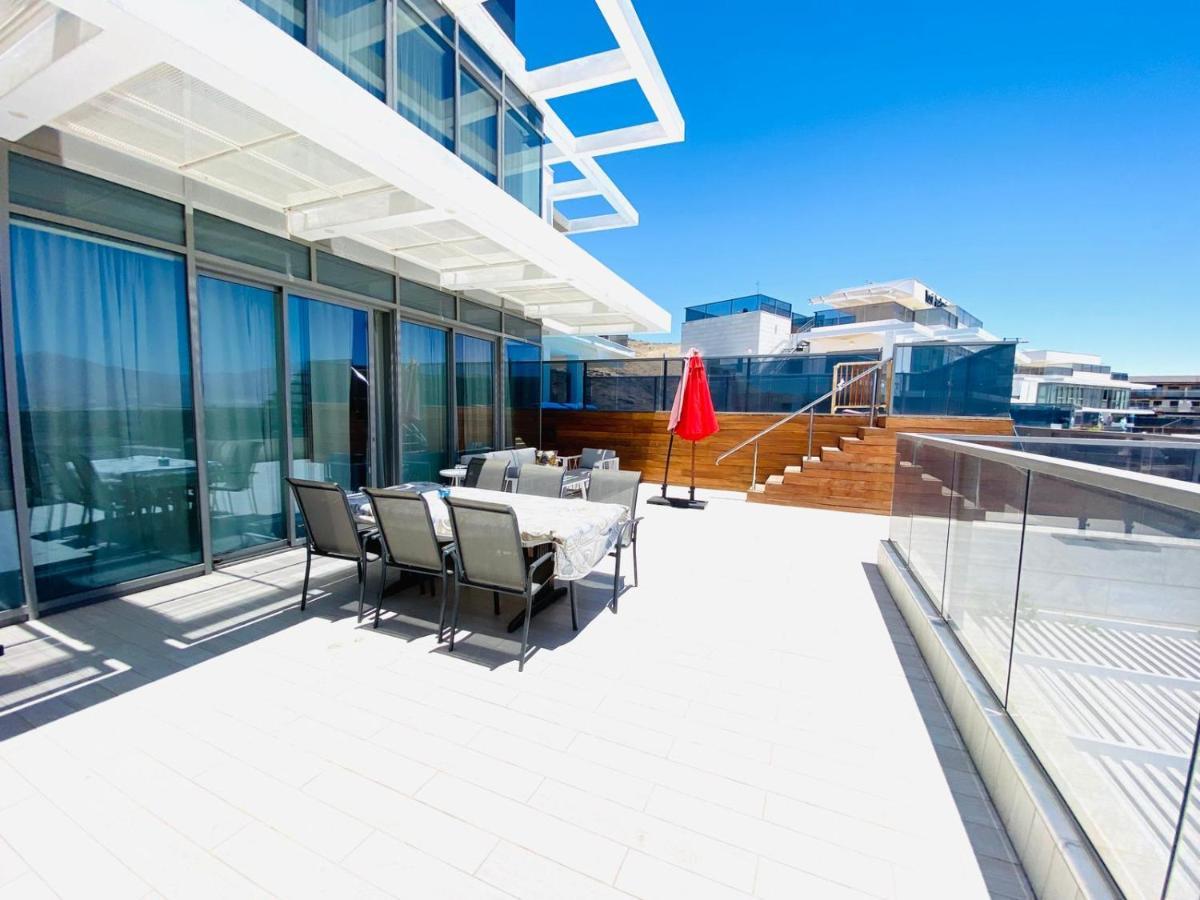 Stunning Penthouse With Sea Views And Private Heated Pool Daire Eilat Dış mekan fotoğraf