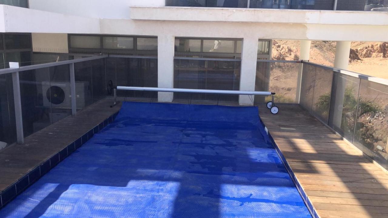 Stunning Penthouse With Sea Views And Private Heated Pool Daire Eilat Dış mekan fotoğraf