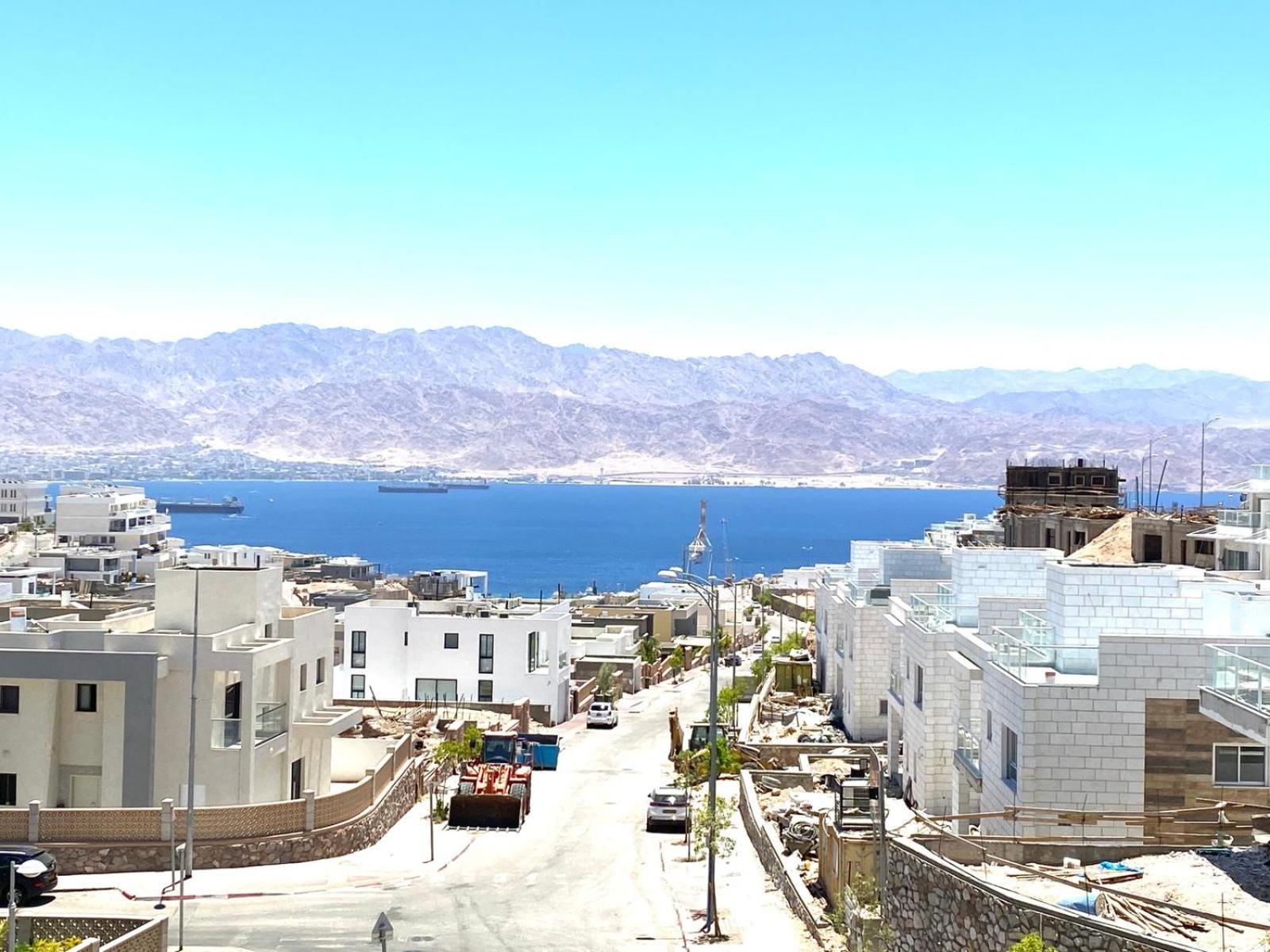 Stunning Penthouse With Sea Views And Private Heated Pool Daire Eilat Dış mekan fotoğraf