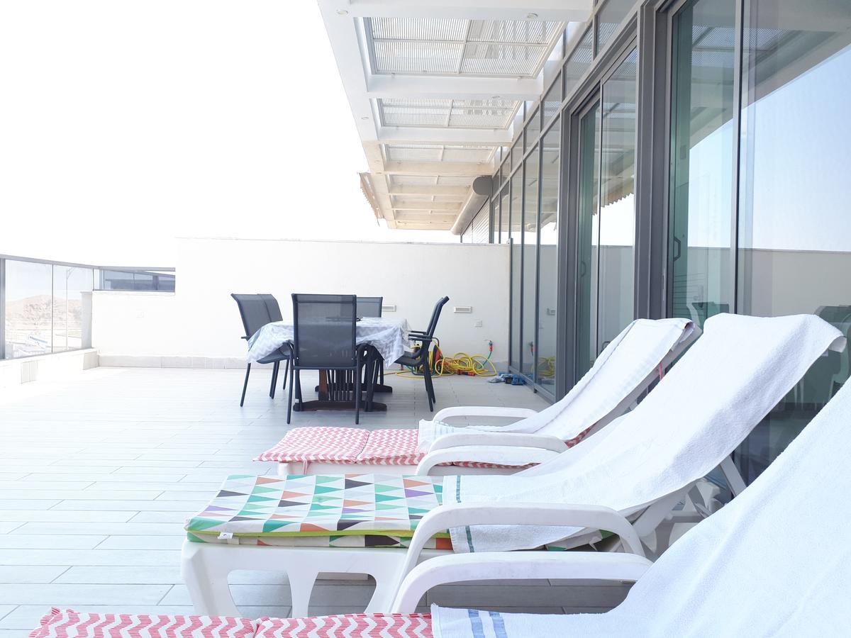 Stunning Penthouse With Sea Views And Private Heated Pool Daire Eilat Dış mekan fotoğraf