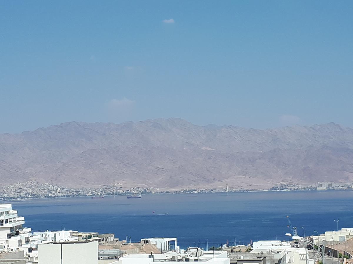 Stunning Penthouse With Sea Views And Private Heated Pool Daire Eilat Dış mekan fotoğraf