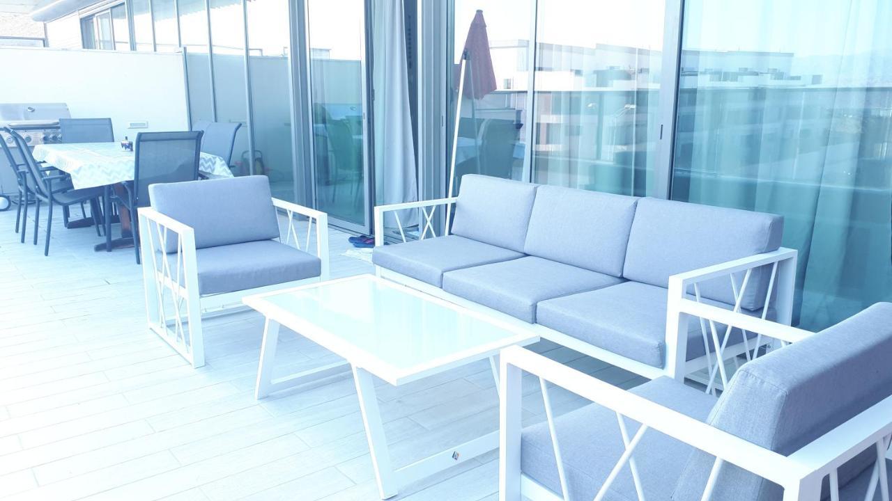 Stunning Penthouse With Sea Views And Private Heated Pool Daire Eilat Dış mekan fotoğraf