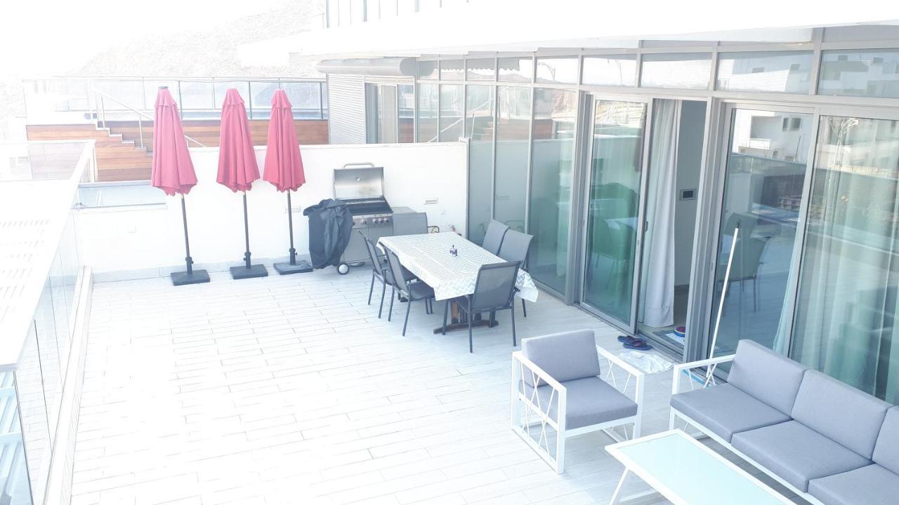 Stunning Penthouse With Sea Views And Private Heated Pool Daire Eilat Dış mekan fotoğraf